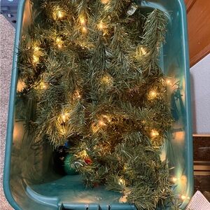 Holiday Time White Light Garland